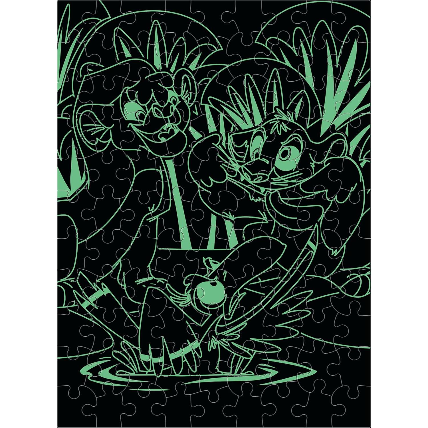 Rompecabezas Ceaco 100 Piezas El Rey León Brilla en la Oscuridad