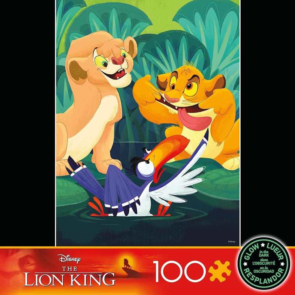 Rompecabezas Ceaco 100 Piezas El Rey León Brilla en la Oscuridad