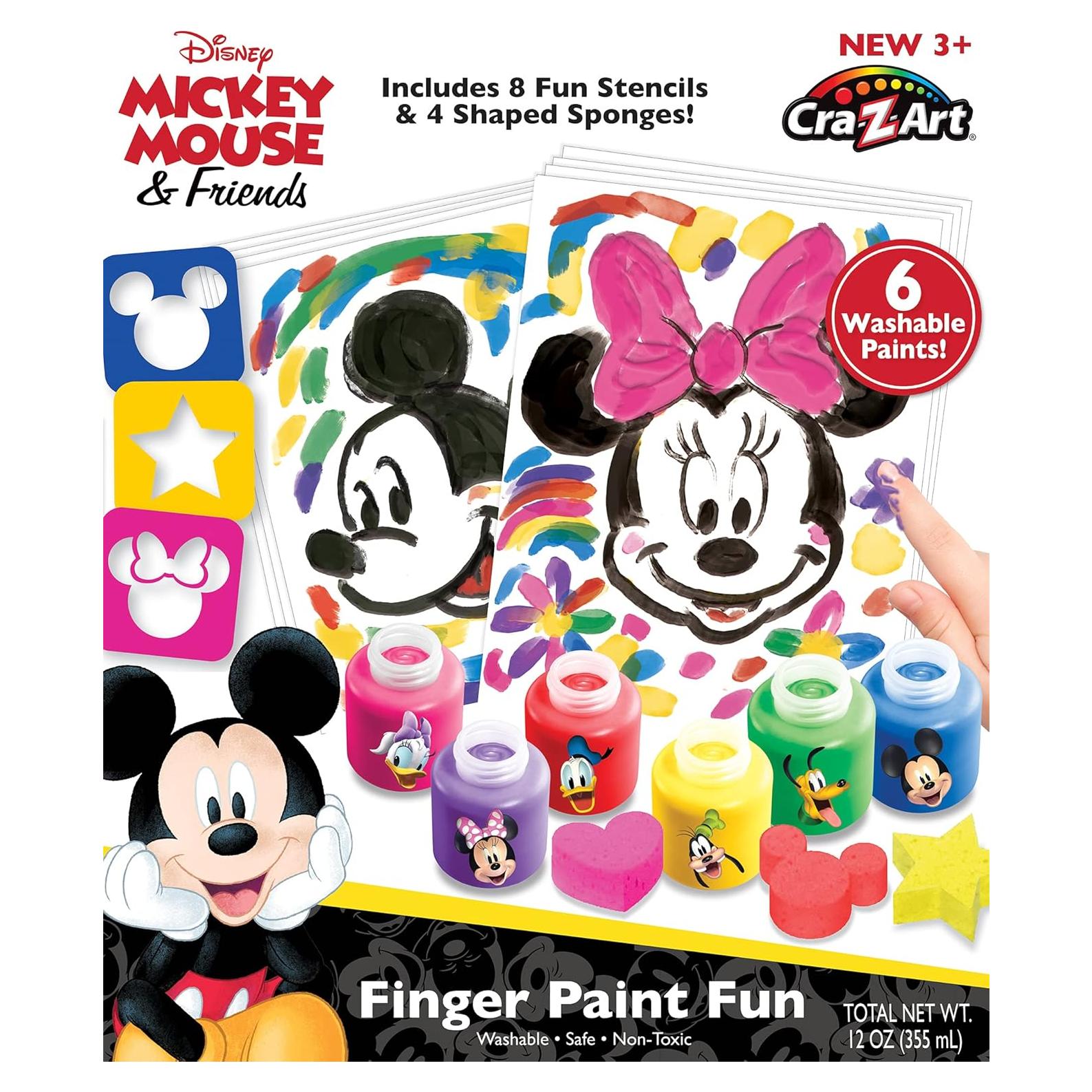 Pintura de Dedos Minnie Mouse Cra-Z-Art - 6 Colores Lavables