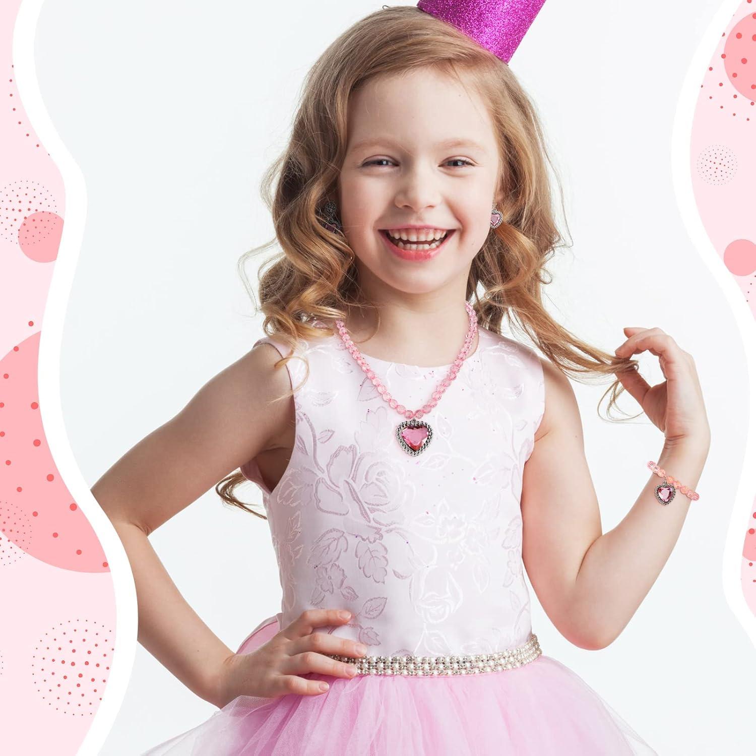 Conjunto de Joyería de Princesa Henoyso 6 Piezas Coloridas