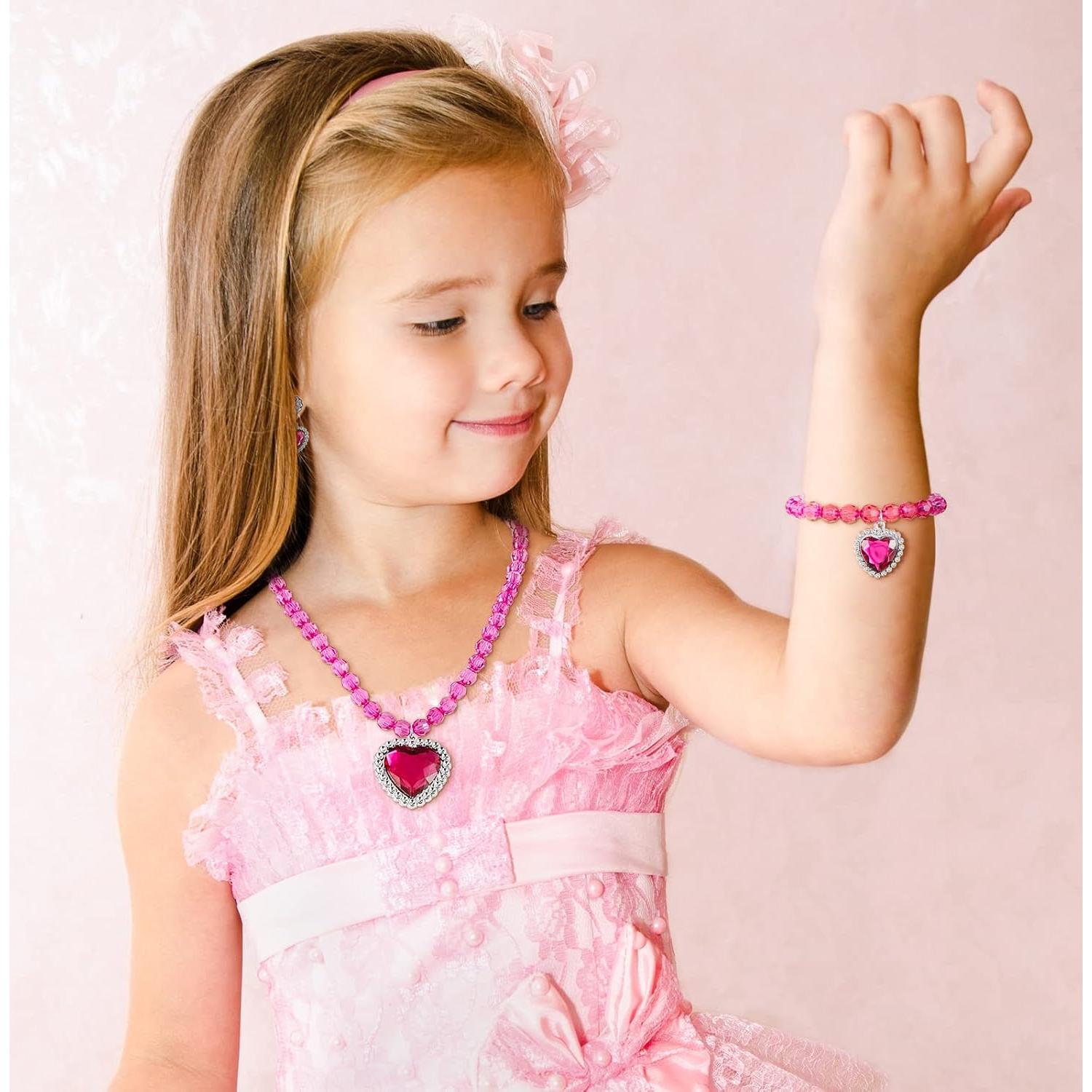 Conjunto de Joyería de Princesa Henoyso 6 Piezas Coloridas