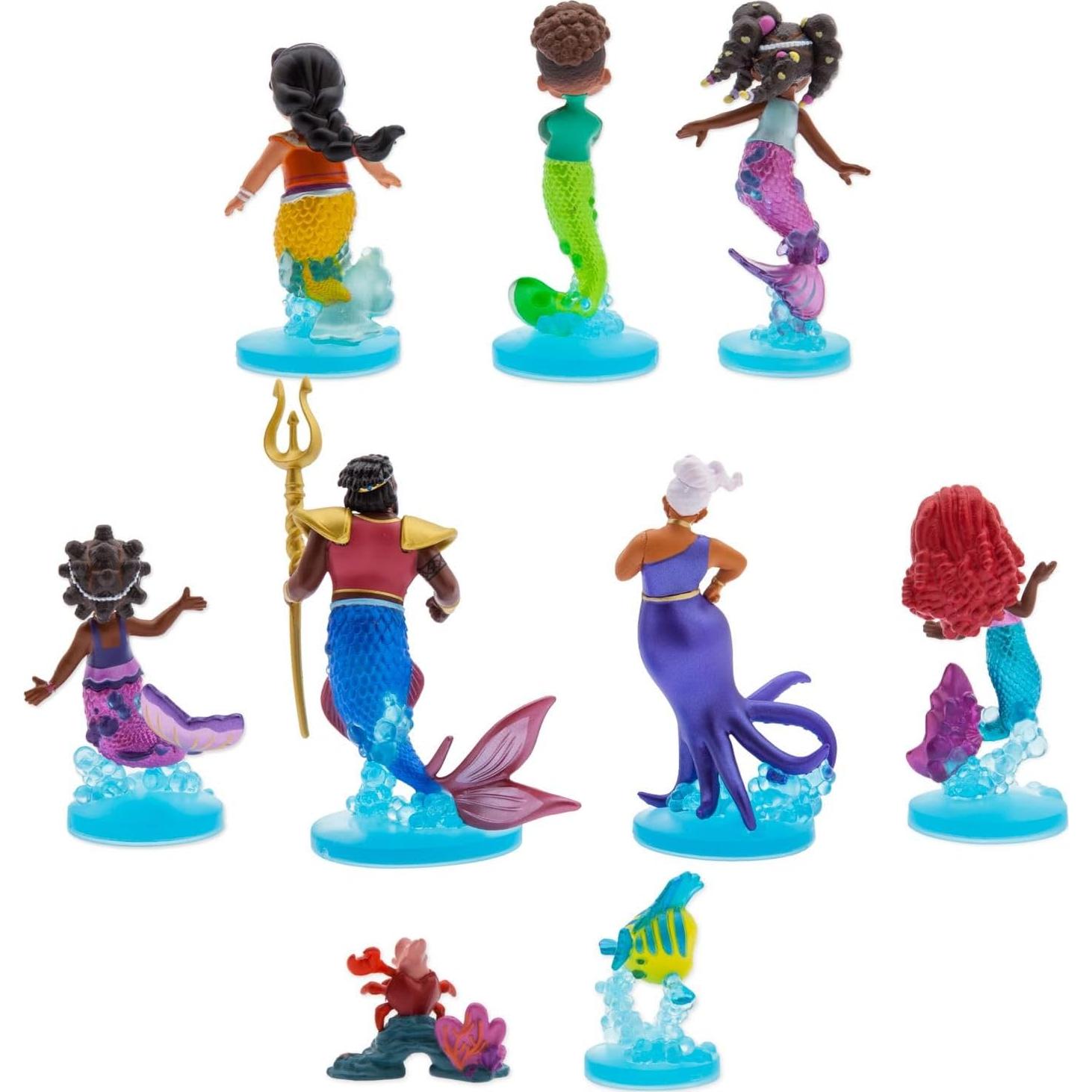 Conjunto de Figuras de La Sirenita Disney - Ariel y Amigos