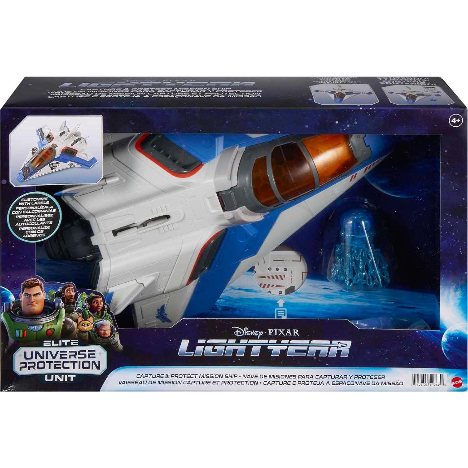 Nave Espacial Lightyear Mattel 38.1 cm con Proyectil Red
