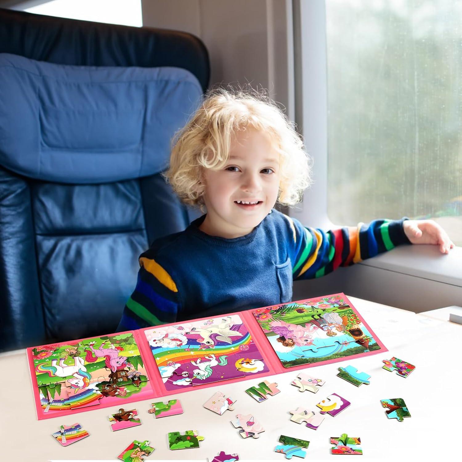 Rompecabezas Magnéticos NASHRIO 20 Piezas Princesa 3-6 Años