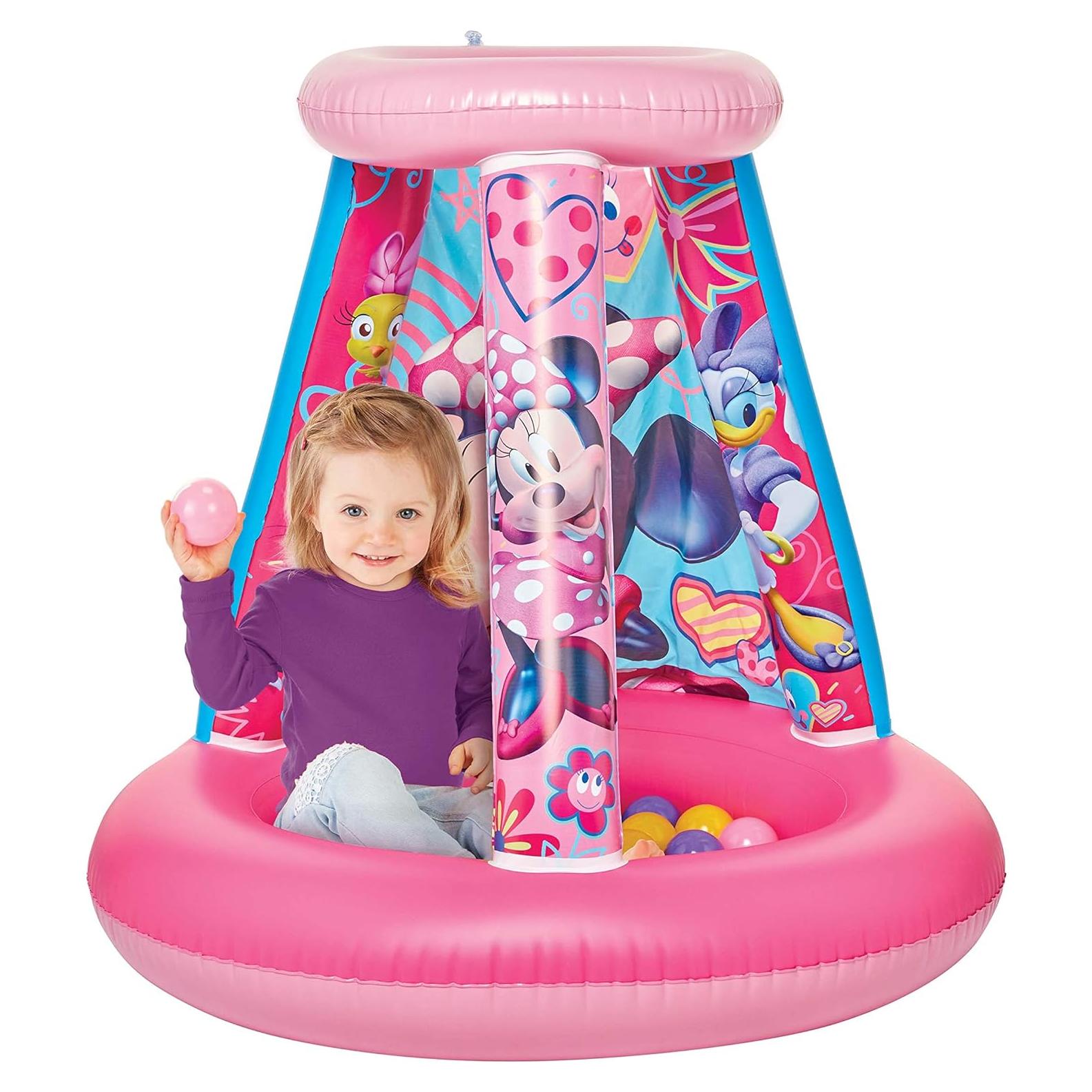Parque de Pelotas Inflable Minnie Mouse con 15 Pelotas