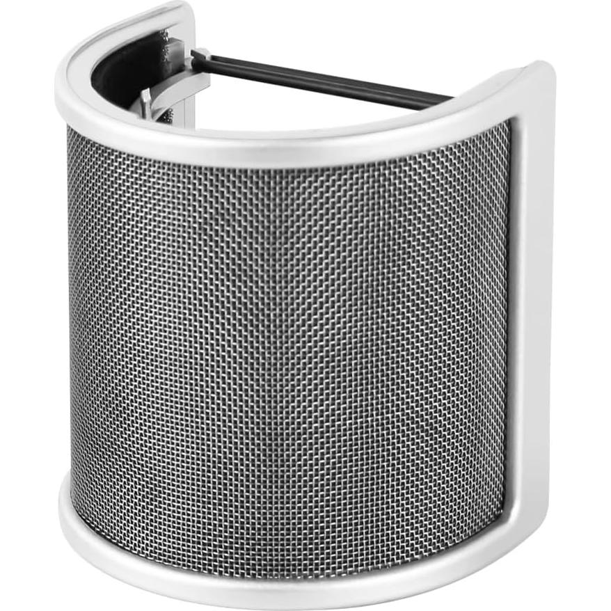 Filtro Pop Micfuns Plata para Micrófonos 45-63mm