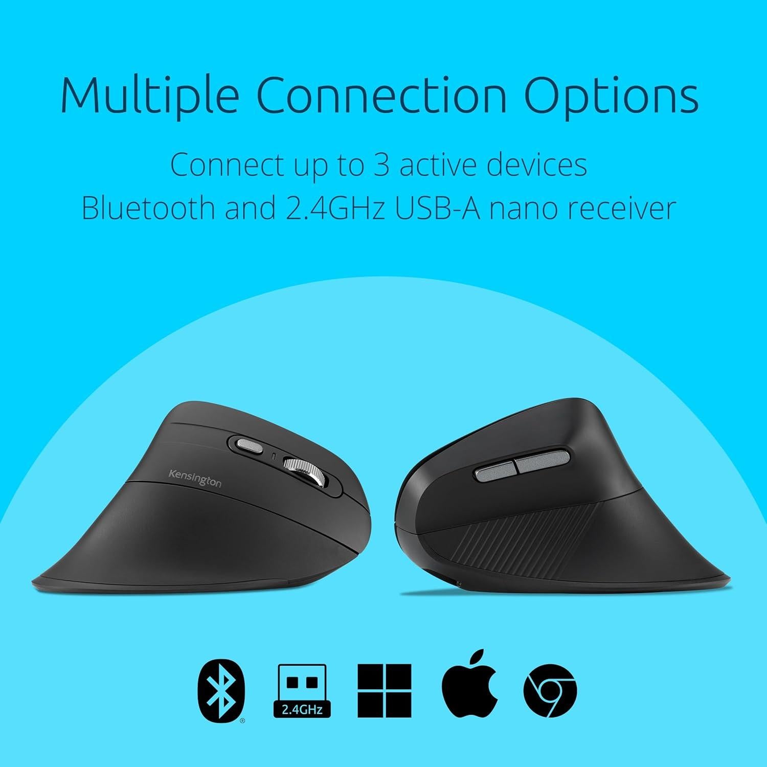 Ratón Inalámbrico Recargable Kensington MY630 EQ Ergonómico