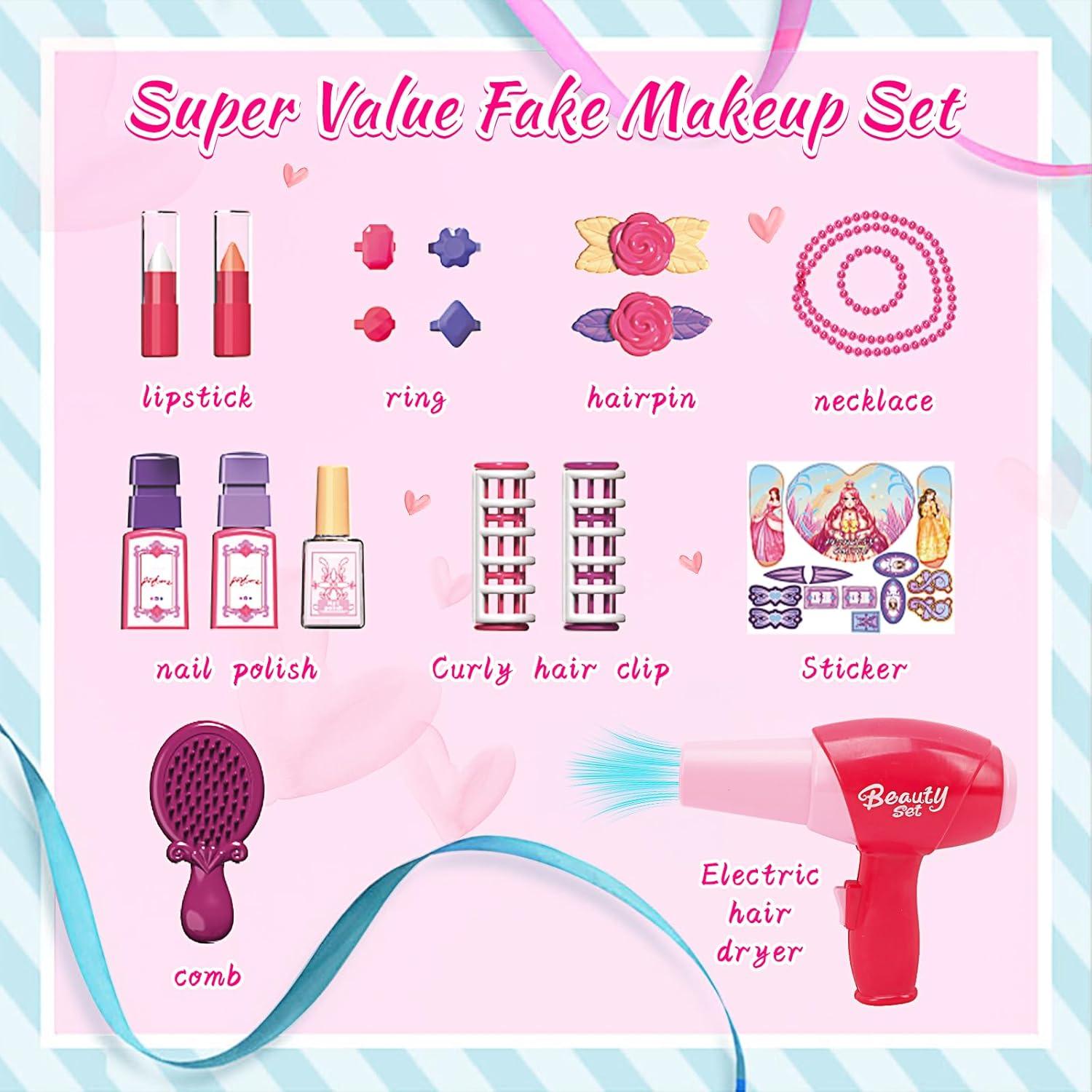 Juego de Mesa de Maquillaje Infantil con Taburete 1195