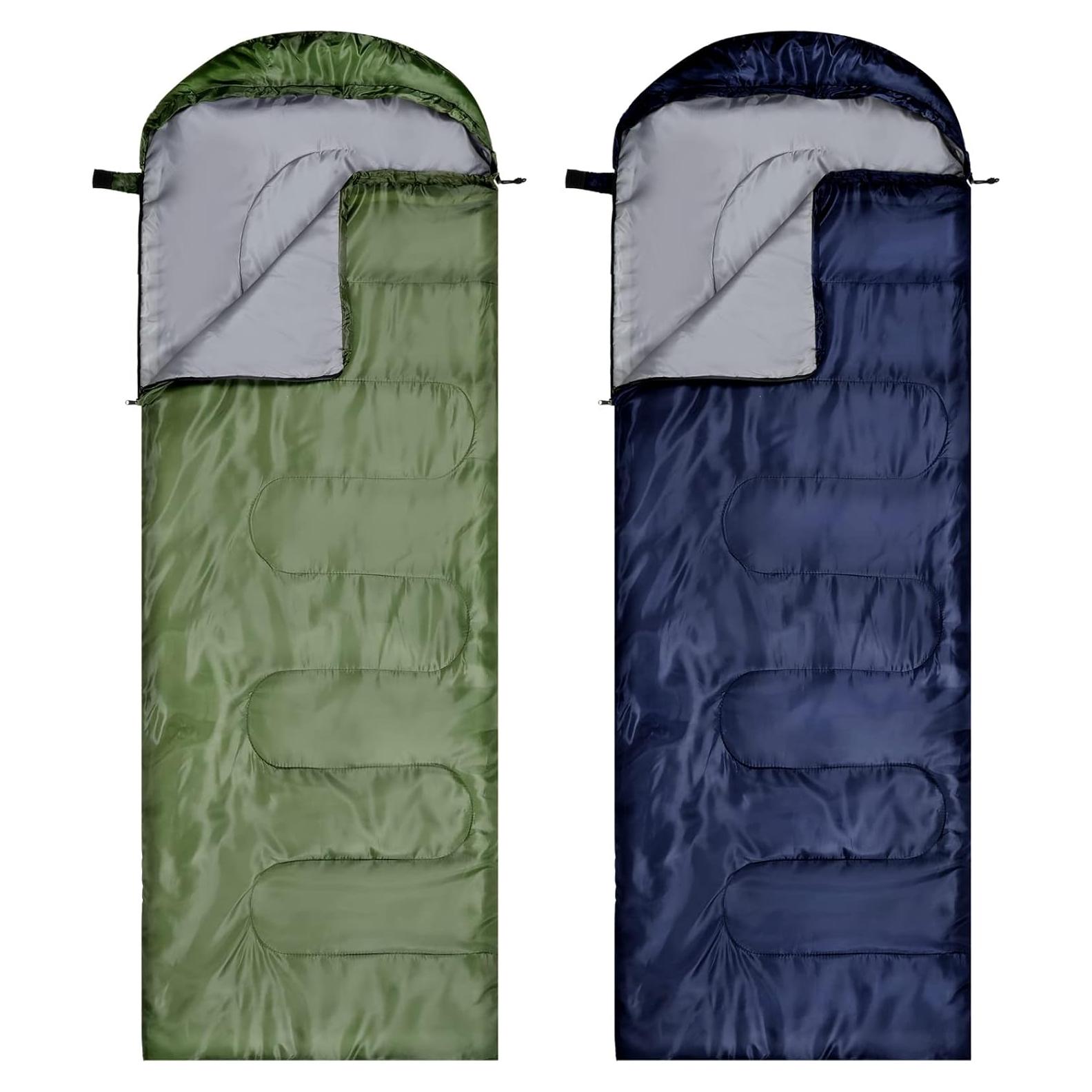 Saco de Dormir Impermeable Tudomro 2 Pcs 210x75 cm