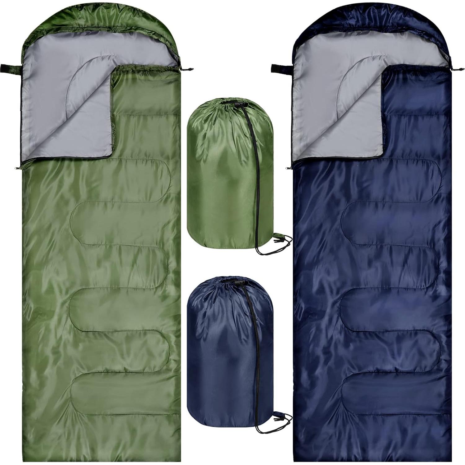 Saco de Dormir Impermeable Tudomro 2 Pcs 210x75 cm