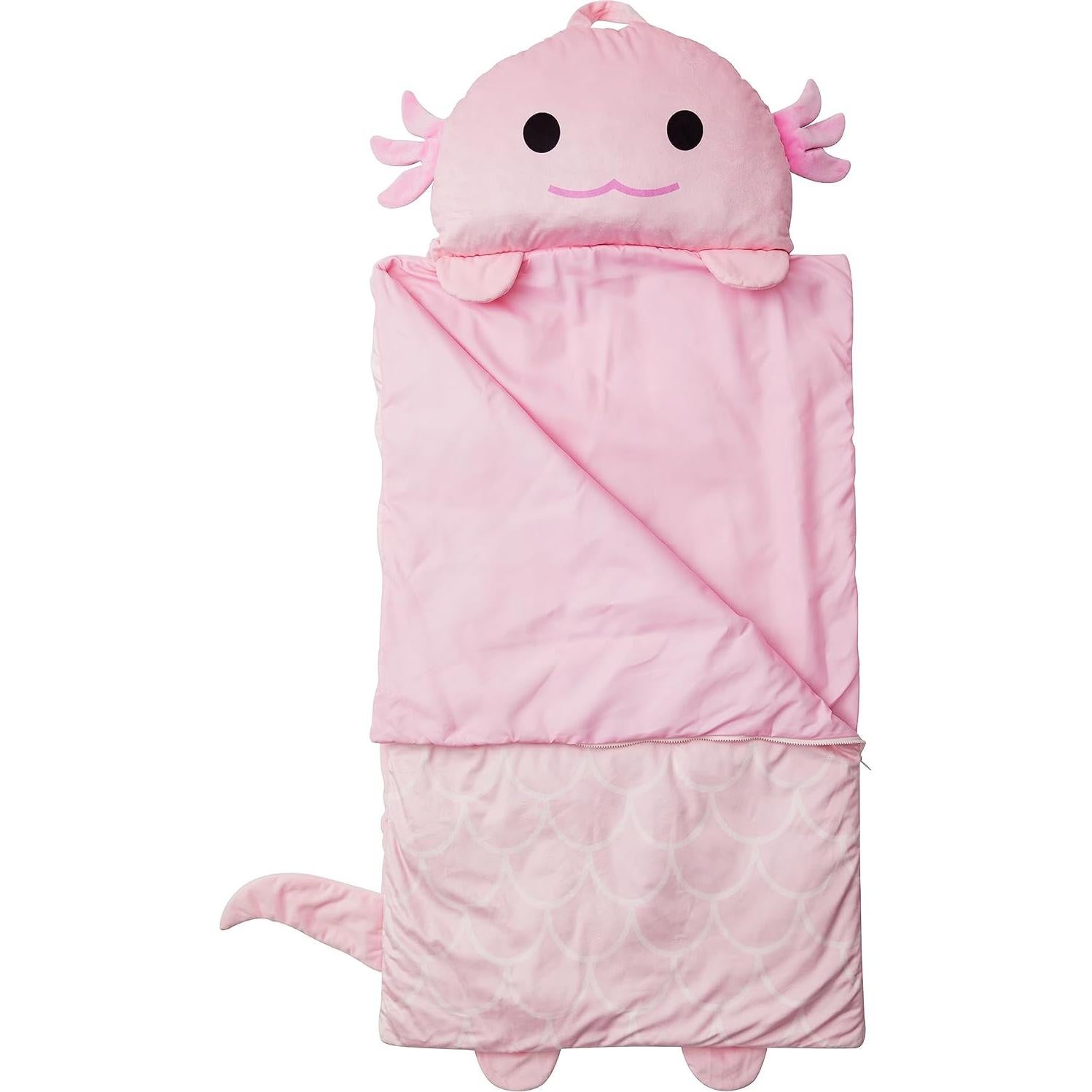 Saco de Dormir Infantil Unicornios y Robots Axolotl 150x69cm