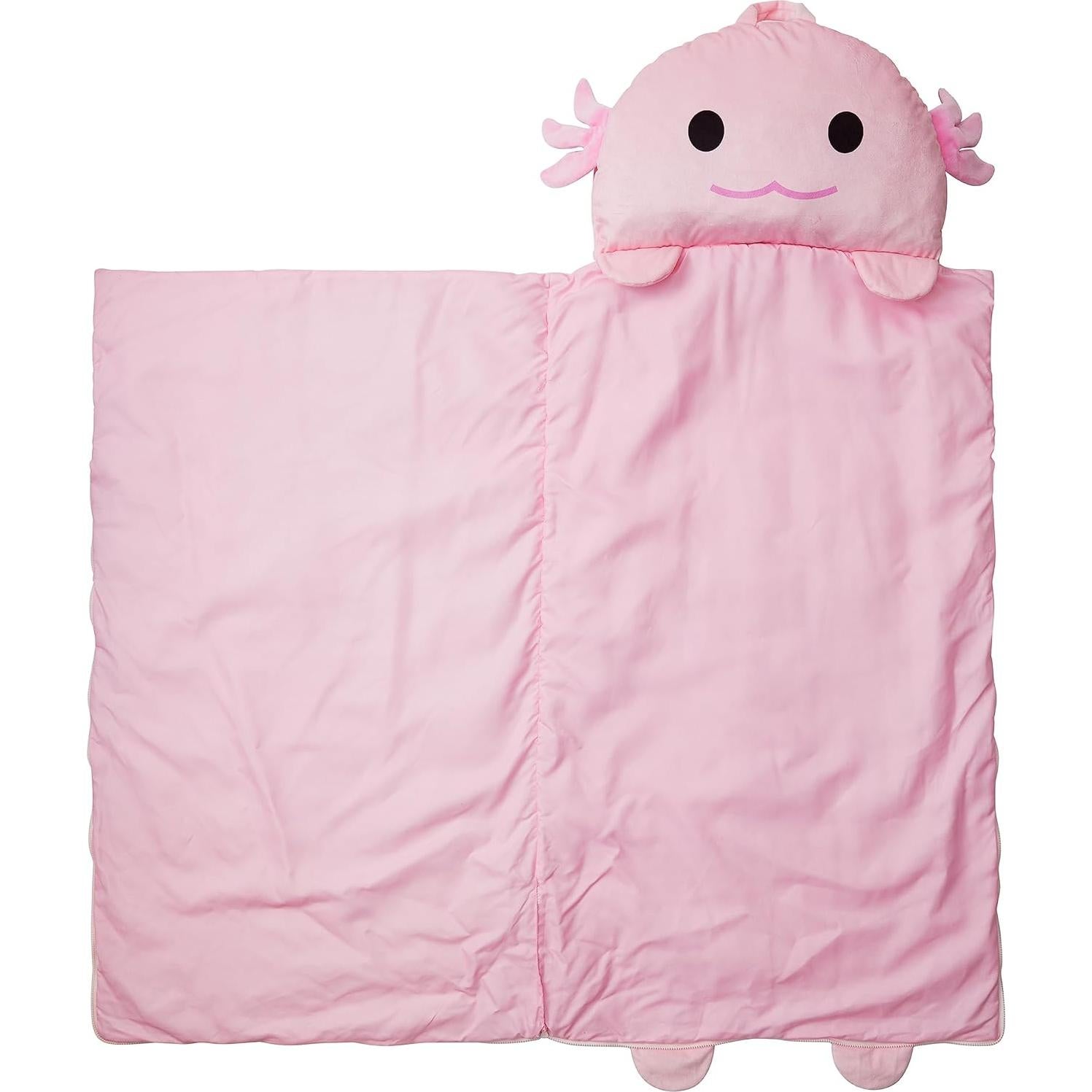Saco de Dormir Infantil Unicornios y Robots Axolotl 150x69cm
