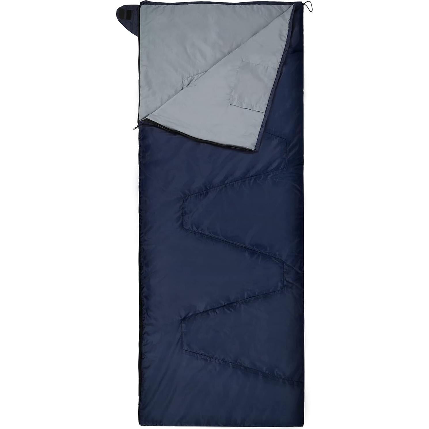 Saco de Dormir Ultra Ligero REDCAMP 1 Persona Azul Marino