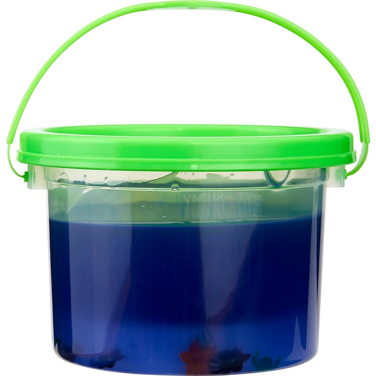 Cubo de Slime Cra-Z-Slimy 567g Azul Vibrante con Confeti