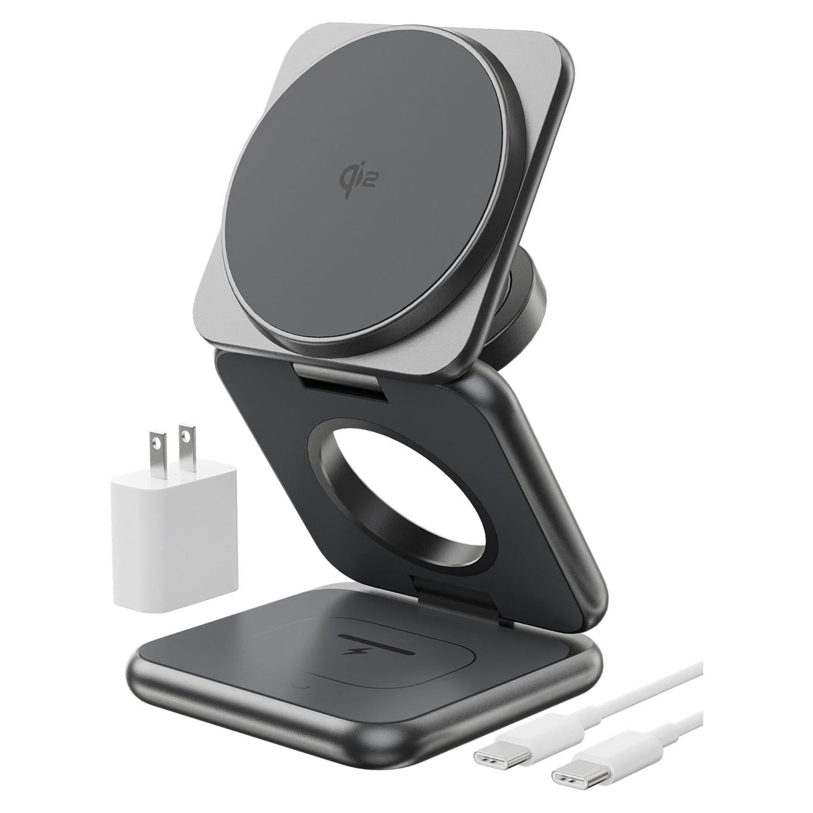 Cargador Inalámbrico Plegable 3 en 1 KU XIU X40Q 15W