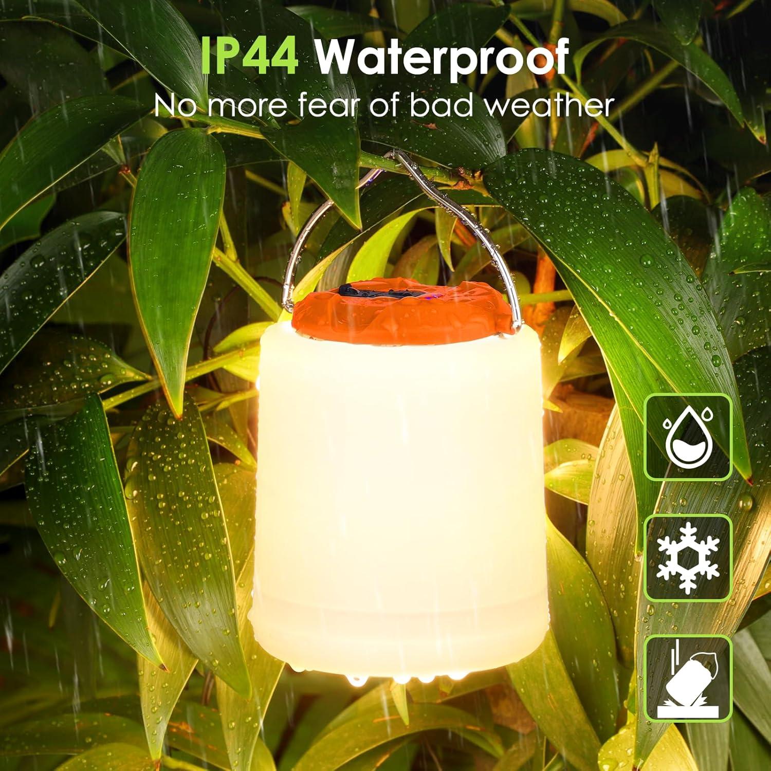 Linterna de Camping LED BOBKID 1000LM Recargable Impermeable