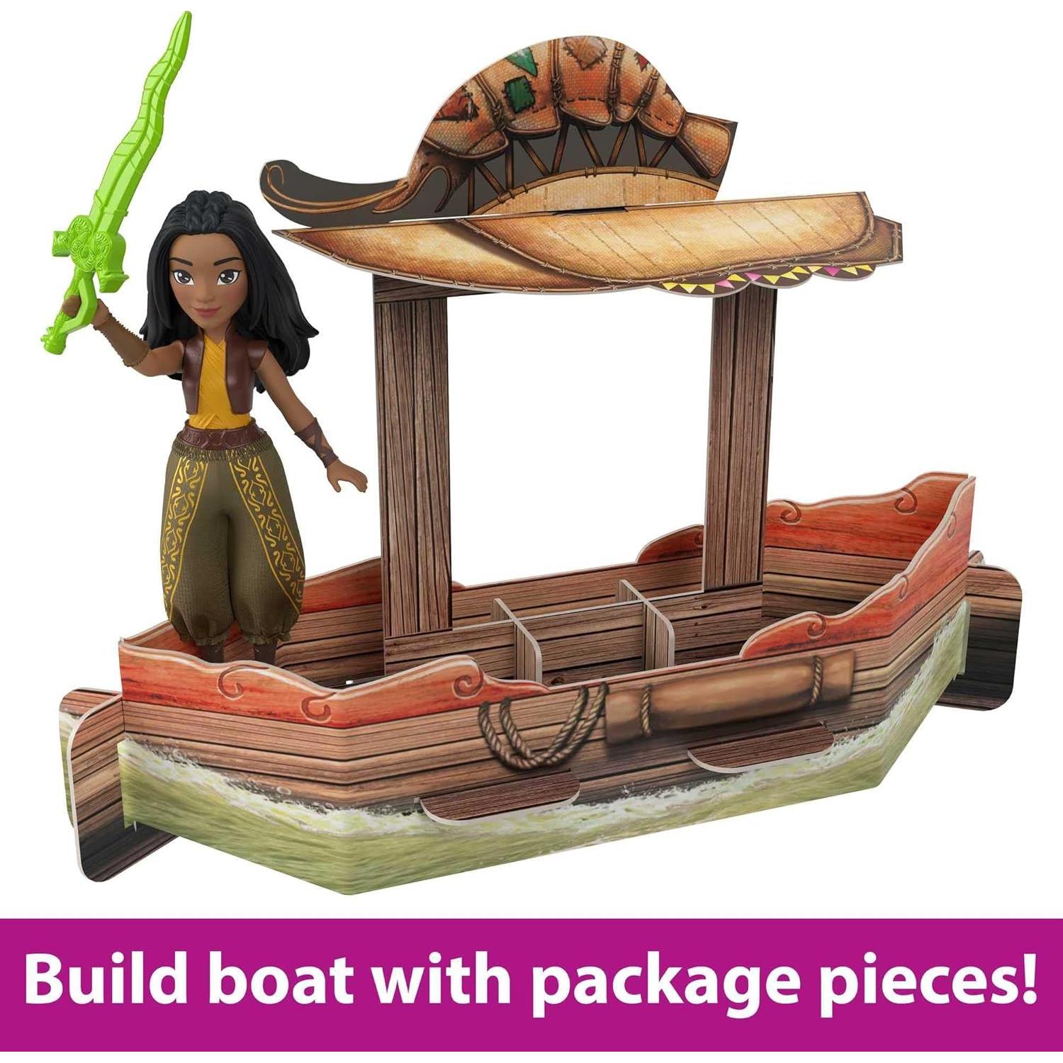 Set de Cuento Disney Raya y el Último Dragón Mattel - 7 Personajes