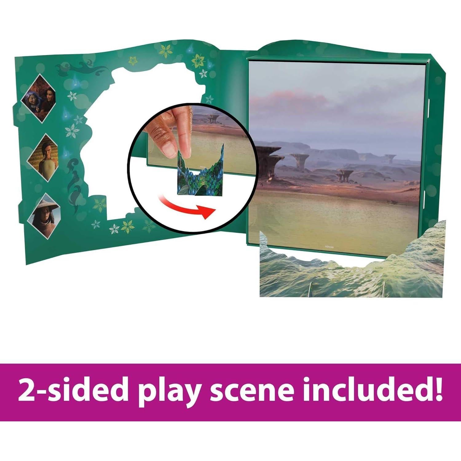 Set de Cuento Disney Raya y el Último Dragón Mattel - 7 Personajes