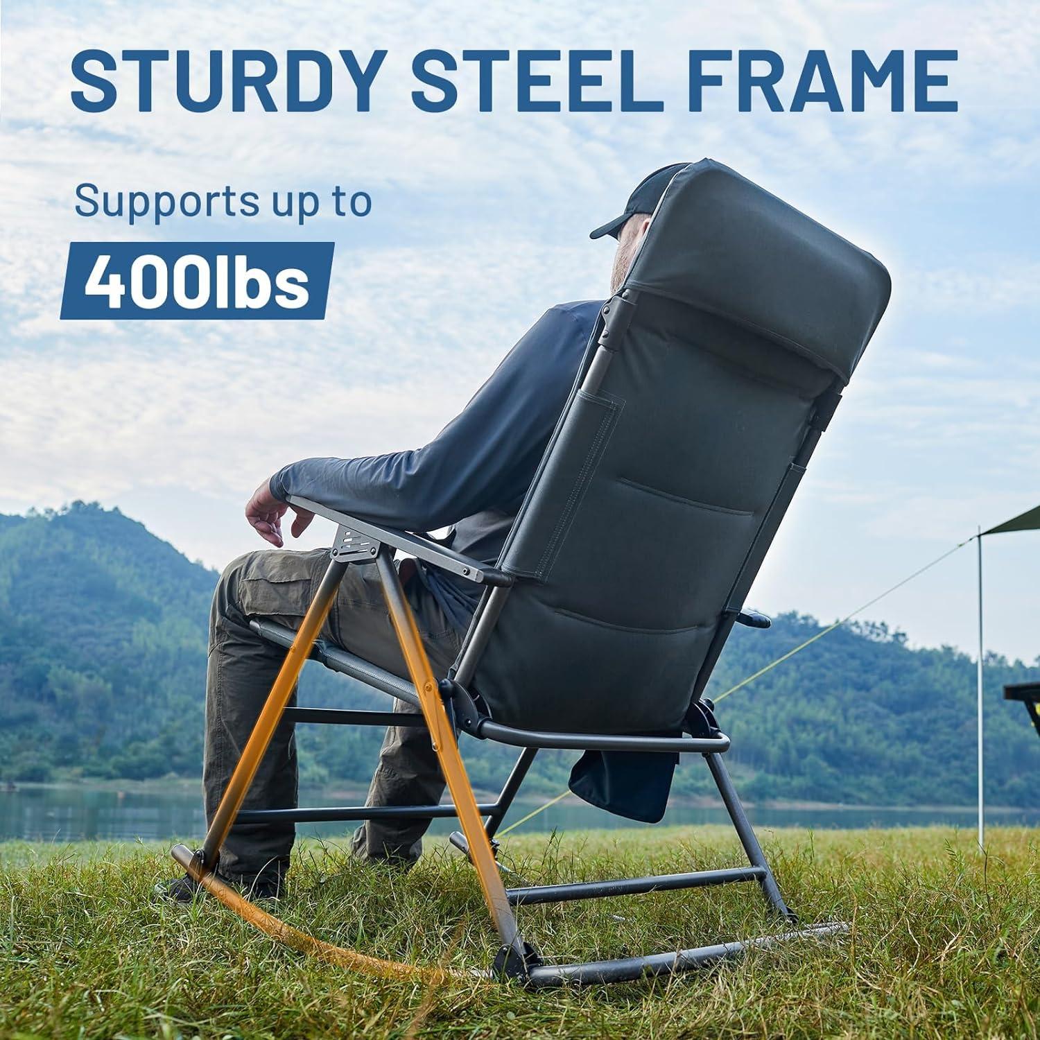 Silla de Camping Plegable Timber Ridge A05-371C-BL Azul