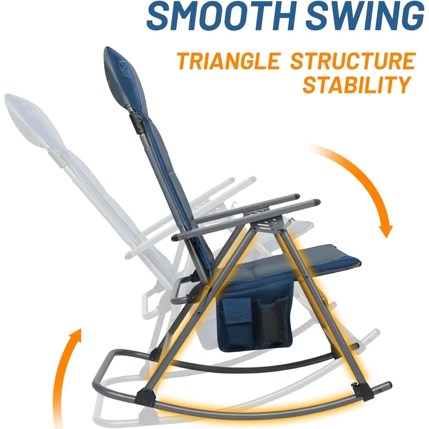 Silla de Camping Plegable Timber Ridge A05-371C-BL Azul