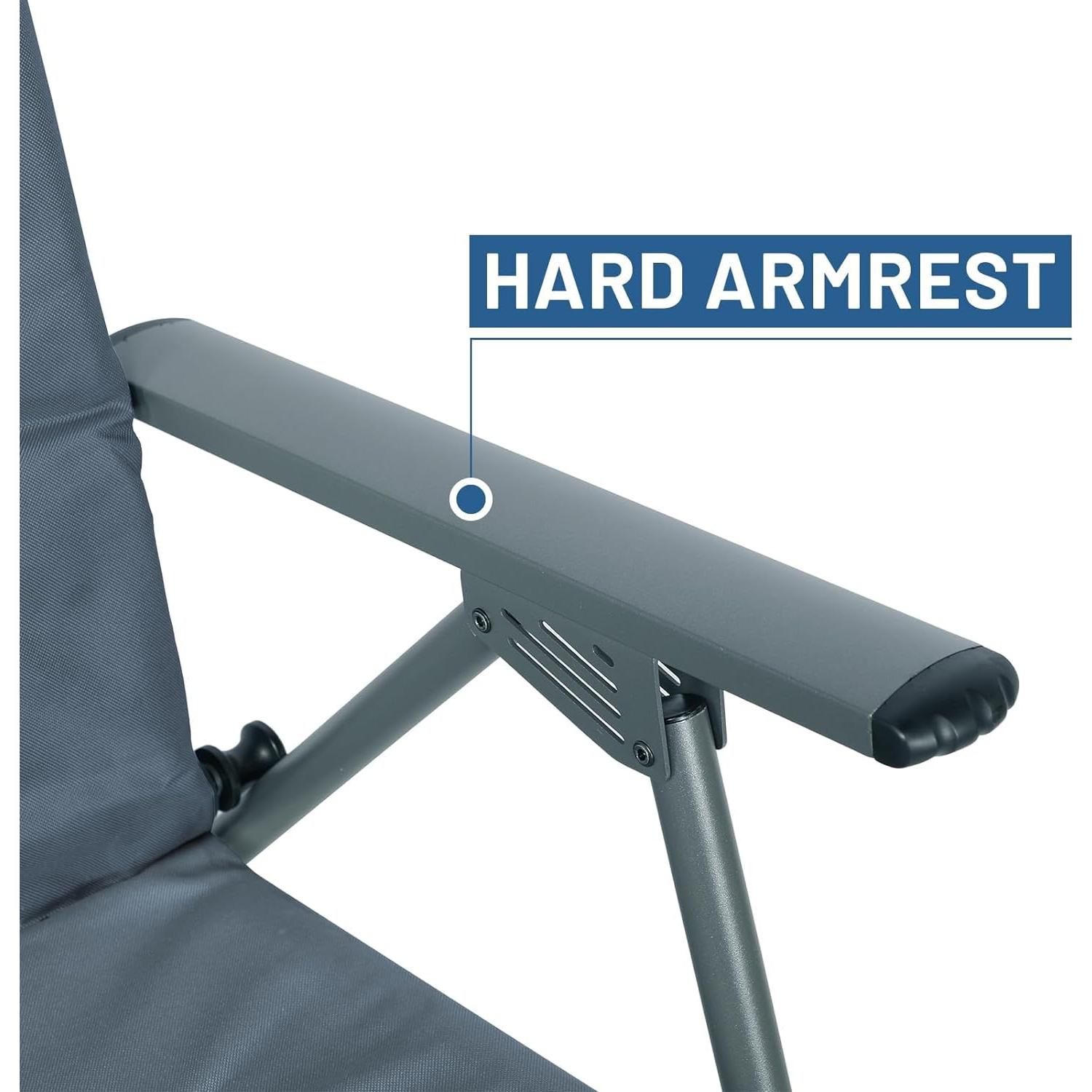 Silla de Camping Plegable Timber Ridge A05-371C-BL Azul