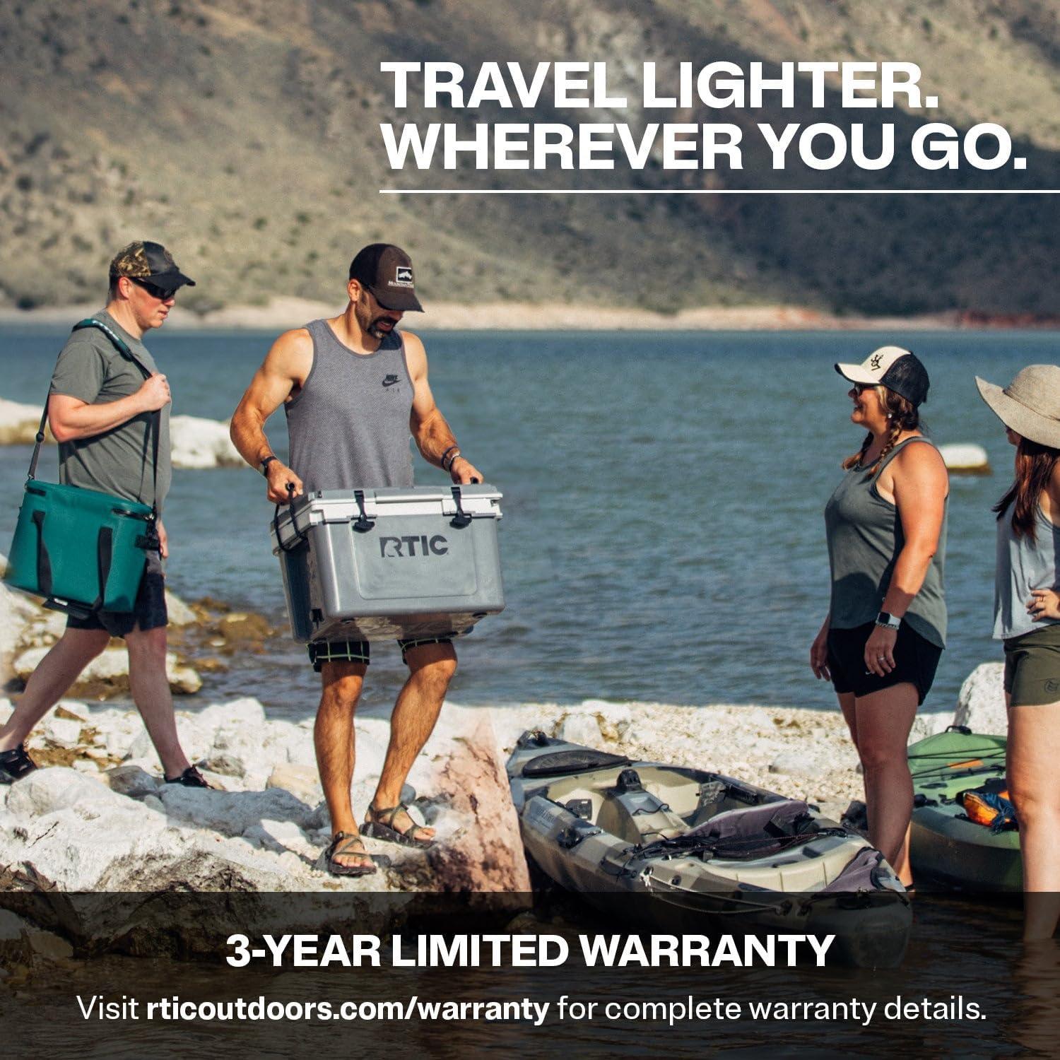 Enfriador Aislado RTIC Ultra-Ligero 32 QT Playa 13.6 kg