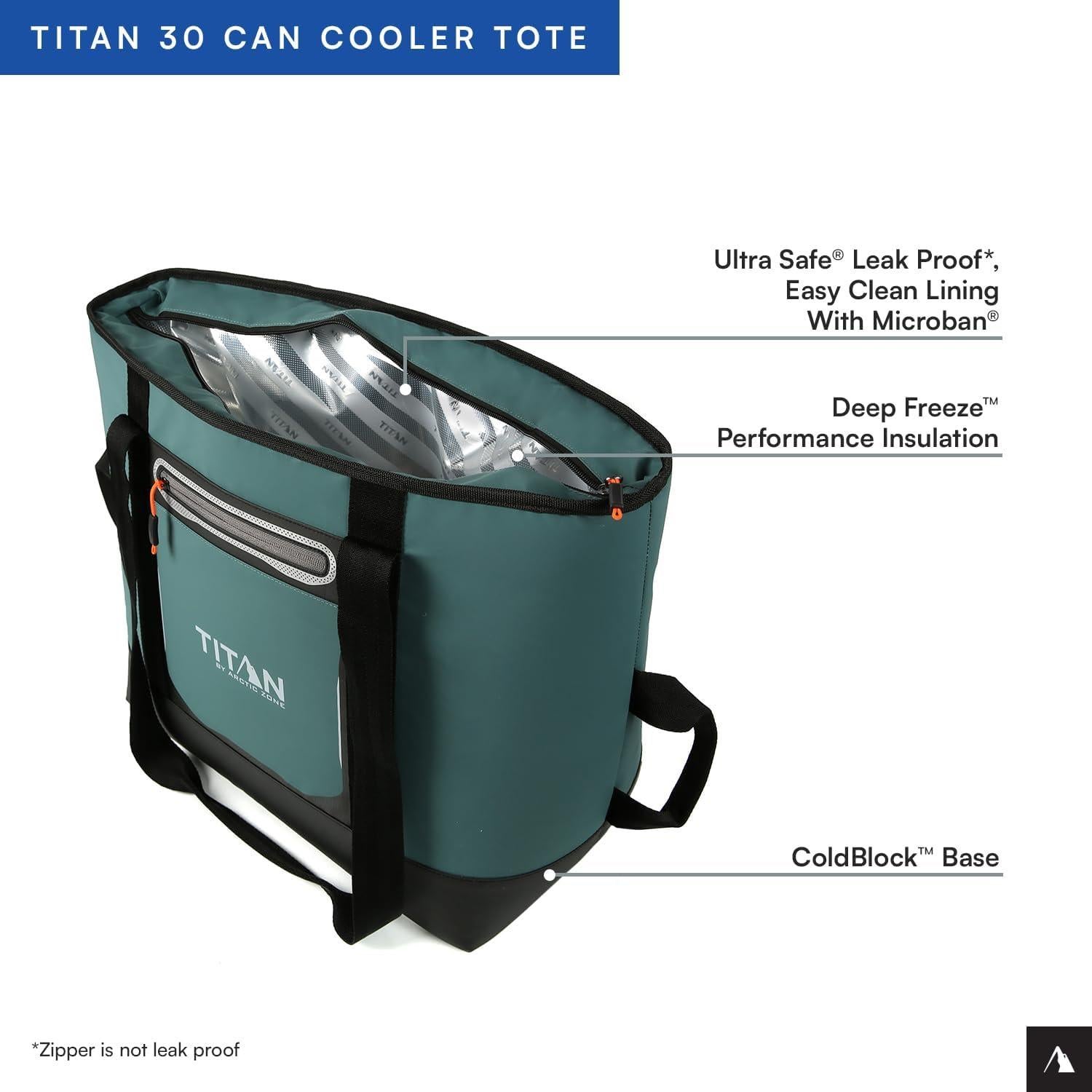 Enfriador Aislado Titan 30 Latas 20qt Caza en la Selva