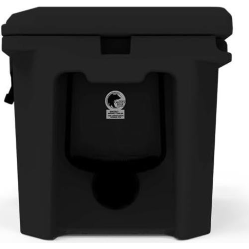 Cooler Grizzly 45 qt Aislado Rotomoldeado Negro - Hecho en EE. UU.