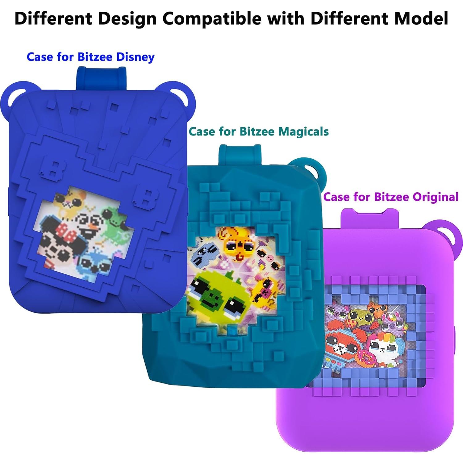 Funda de silicona RAWECUD para juguete Bitzee Disney - Púrpura