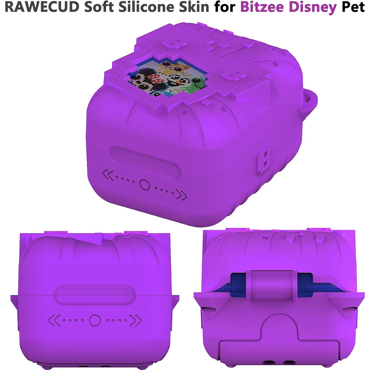 Funda de silicona RAWECUD para juguete Bitzee Disney - Púrpura