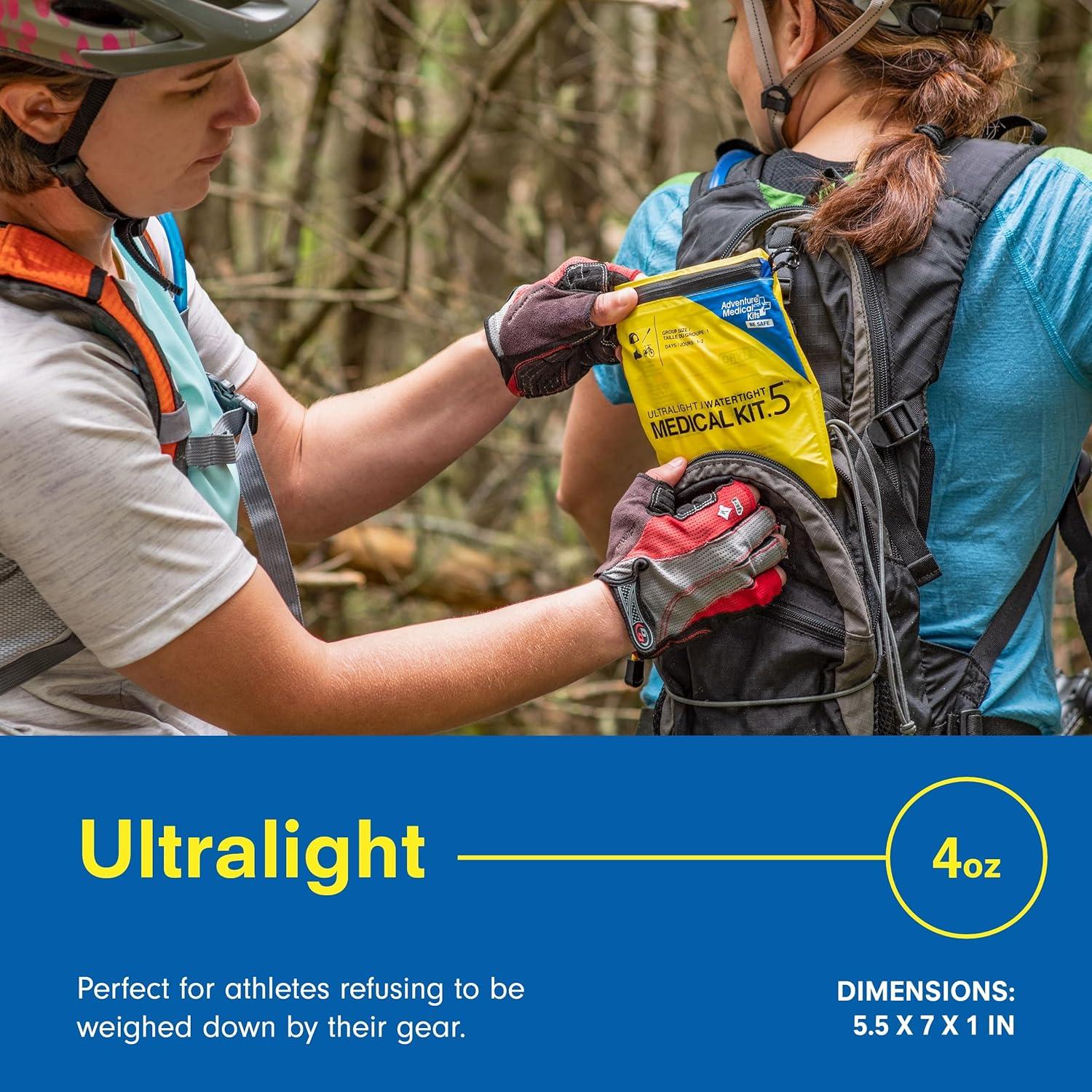 Kit Médico Ultraligero Impermeable Aventura 1 Persona 1-2 Días