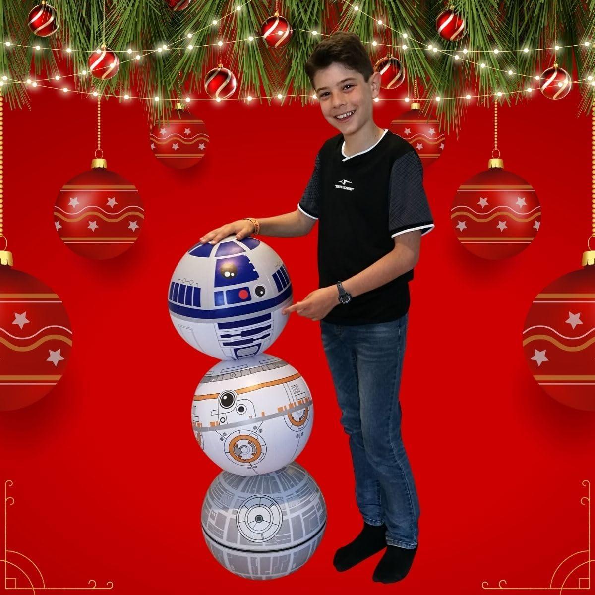 NINOSTAR Conjunto de 3 Pelotas Inflables 35.56 cm - Juguetes de Agua