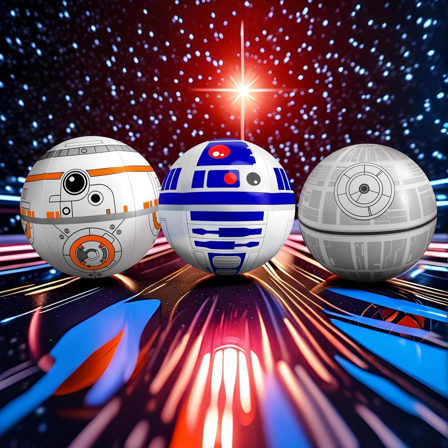 NINOSTAR Conjunto de 3 Pelotas Inflables 35.56 cm - Juguetes de Agua