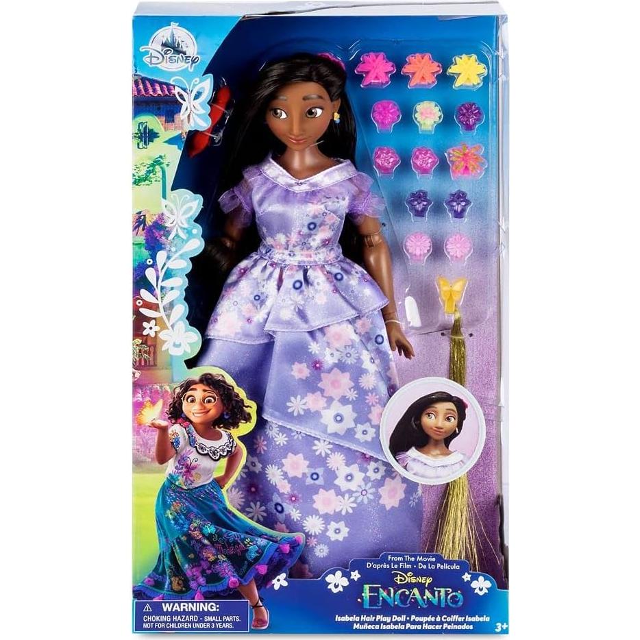 Muñeca Isabela de Disney Encanto con Accesorios de Cabello