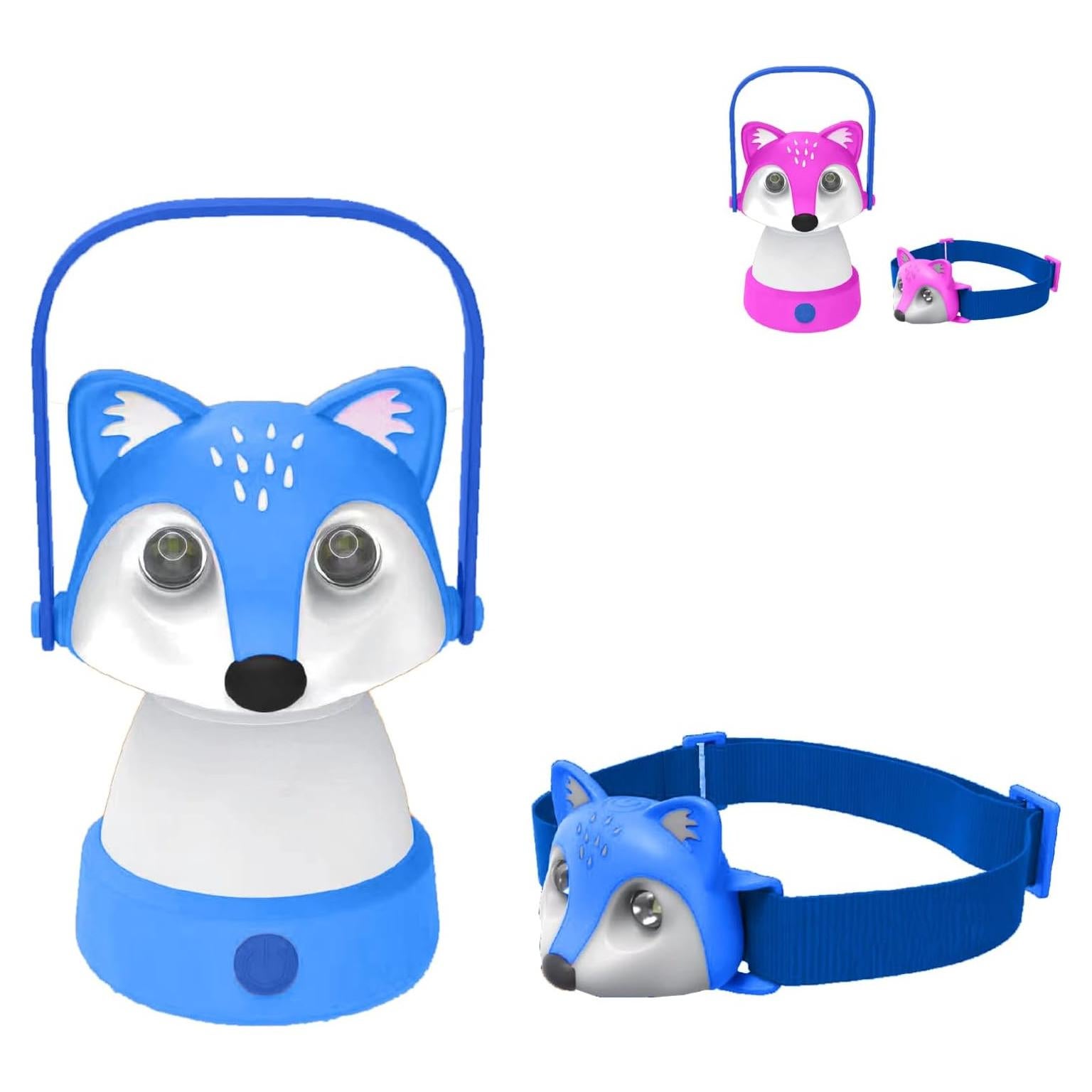 Conjunto de Linternas LED para Niños ANJ - Camping Azul