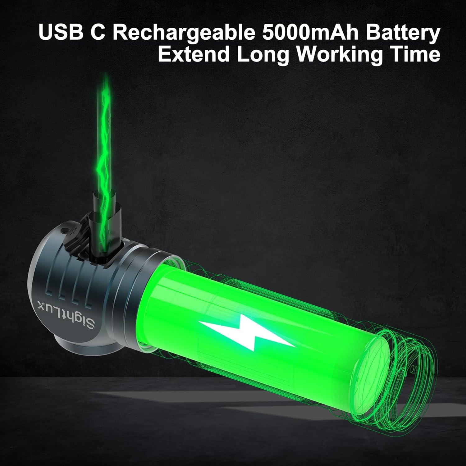 Linterna Frontal Recargable SightLux F0900-HD 1500 Lúmenes LED