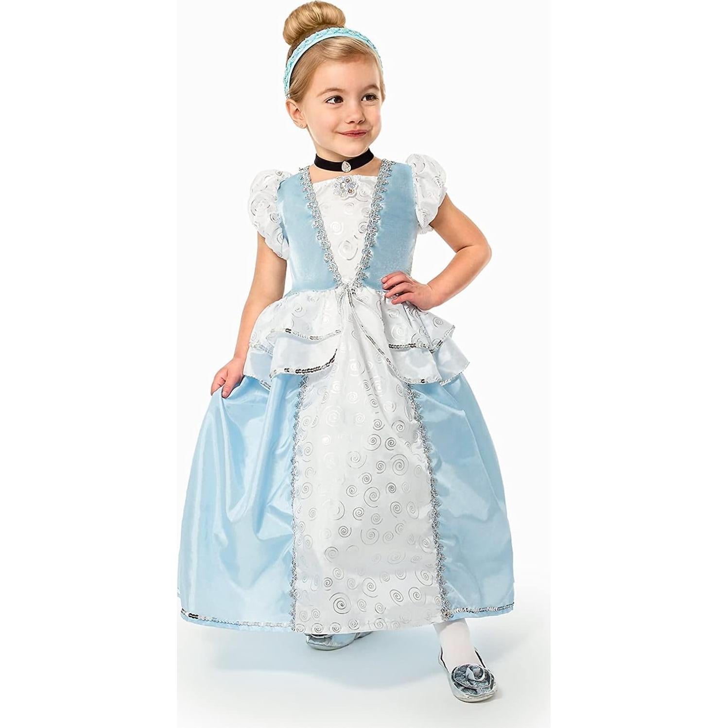 Conjunto Diadema y Collar Cenicienta Little Adventures Azul