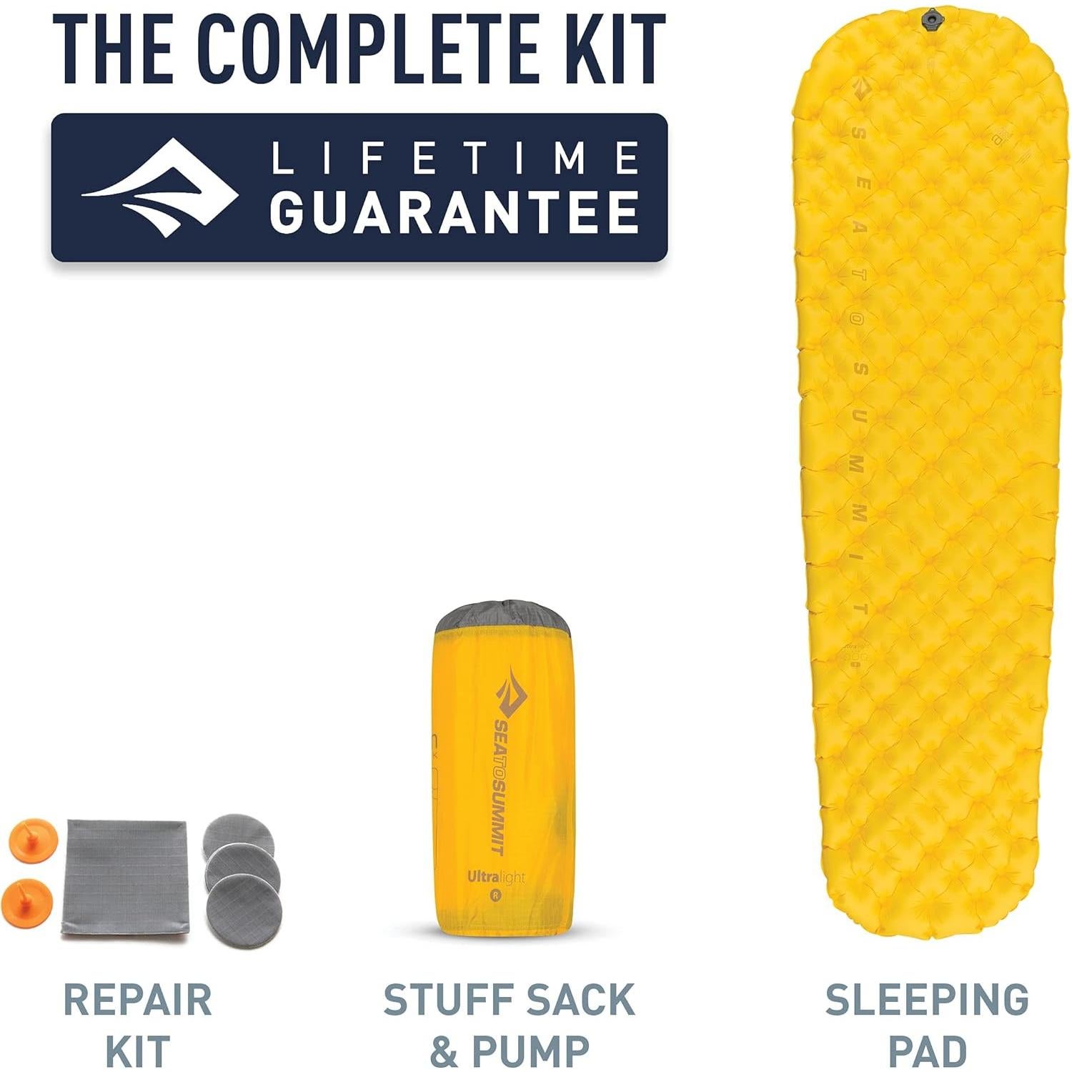 Sea to Summit Ultralight Backpacking Air Mattress, Small (66 x 21.5 x 2 inches)