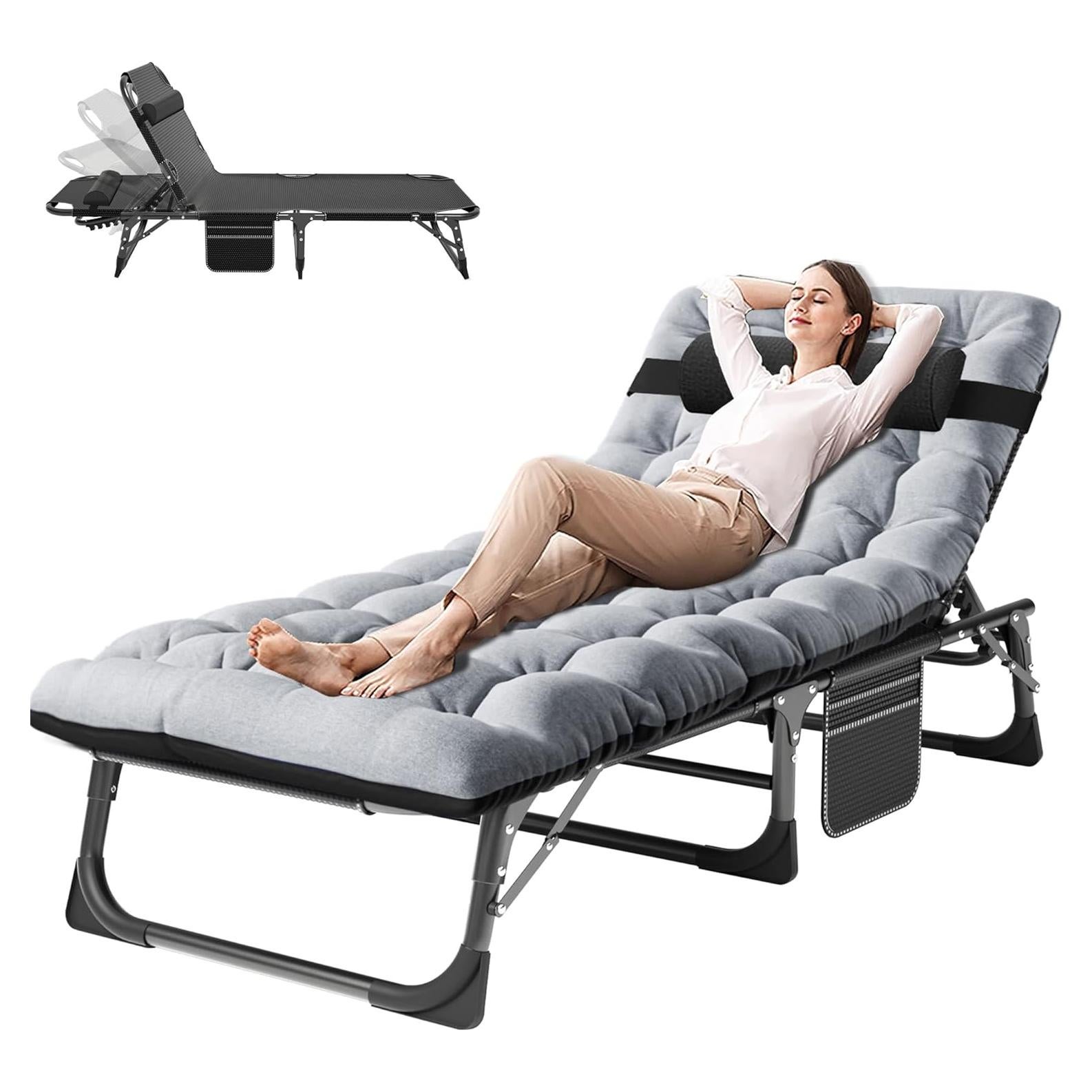 Cama Plegable ABORON K16ZDC 500LB con Almohadilla Confort