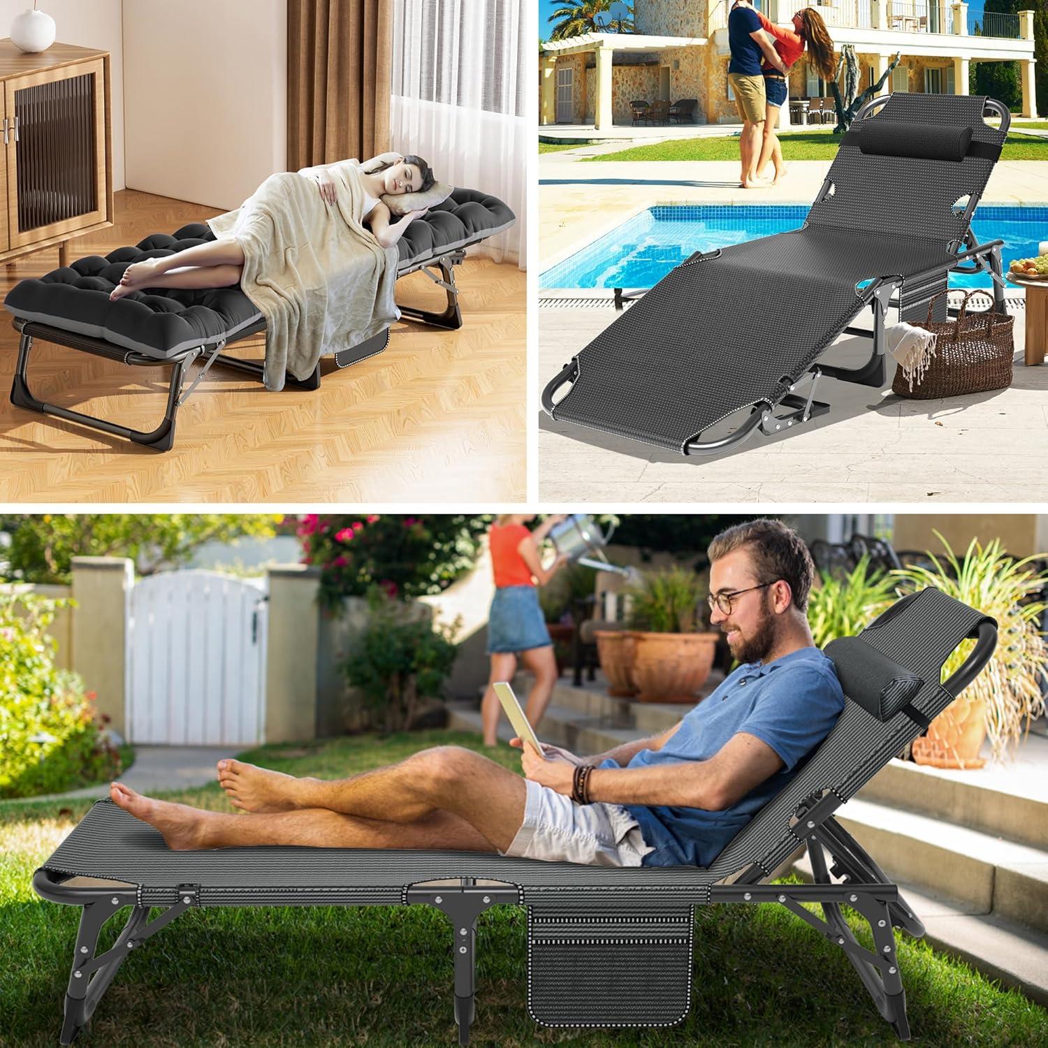 Cama Plegable ABORON K16ZDC 500LB con Almohadilla Confort