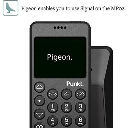 Teléfono Móvil Punkt. MP02 4G LTE Minimalista - Negro