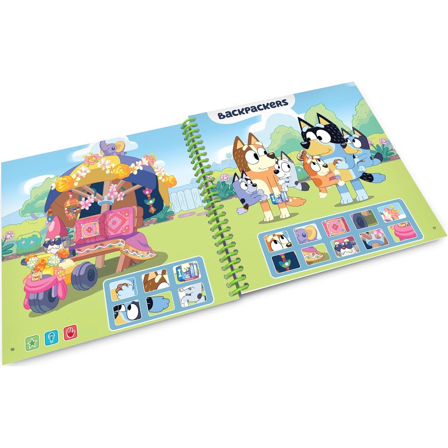 Libro de Actividades LeapFrog Bluey Diversión y Juegos