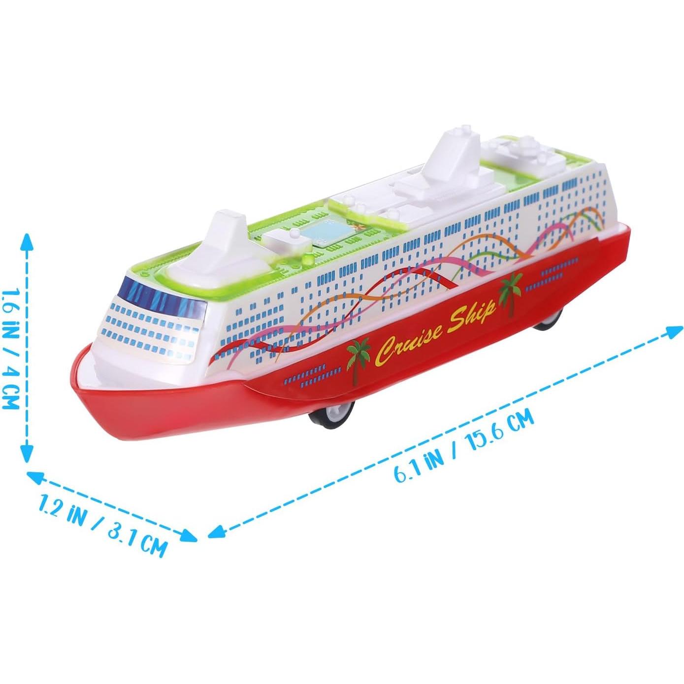 Modelo de Yate de Crucero Toyvian 5 Piezas 16x4.5cm