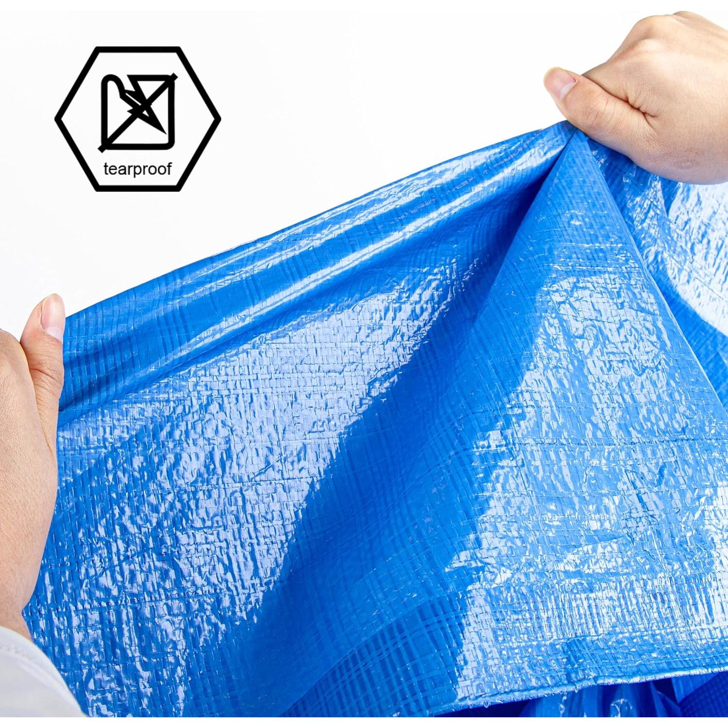 Lona Cartman Azul 1.83m x 2.44m 5mil Impermeable Camping