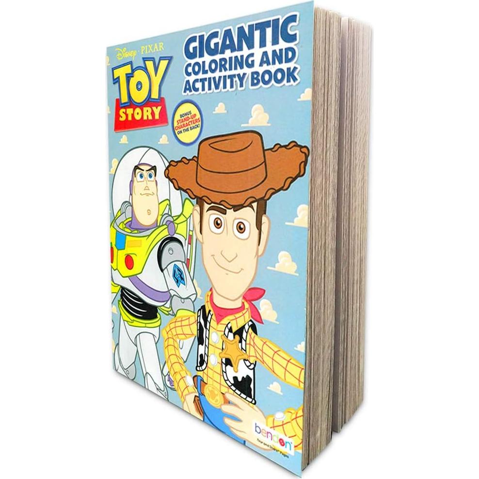 Conjunto de Libros para Colorear Disney Pixar - 4 Títulos + Stickers