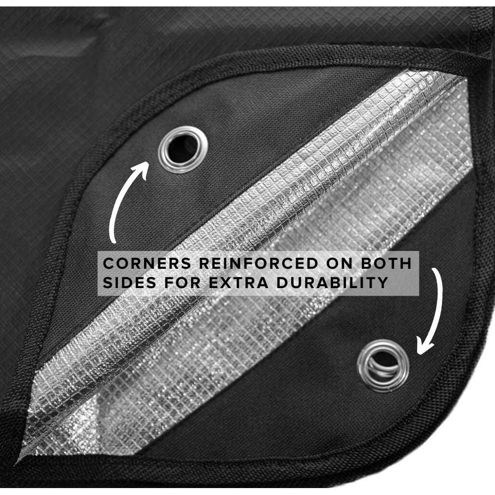 Manta de Supervivencia Arcturus Negra 1.52m x 2.08m Impermeable