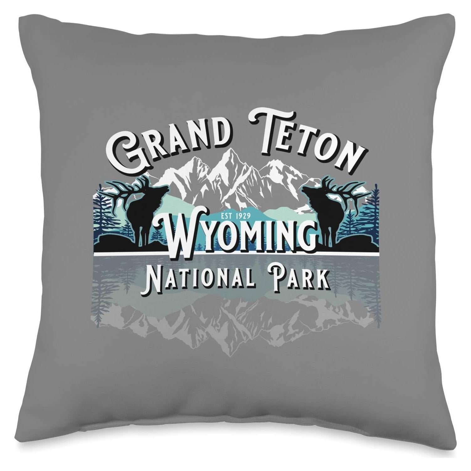 Cojín de Lanzamiento KAEDAM 40x40 cm Aventura Grand Teton