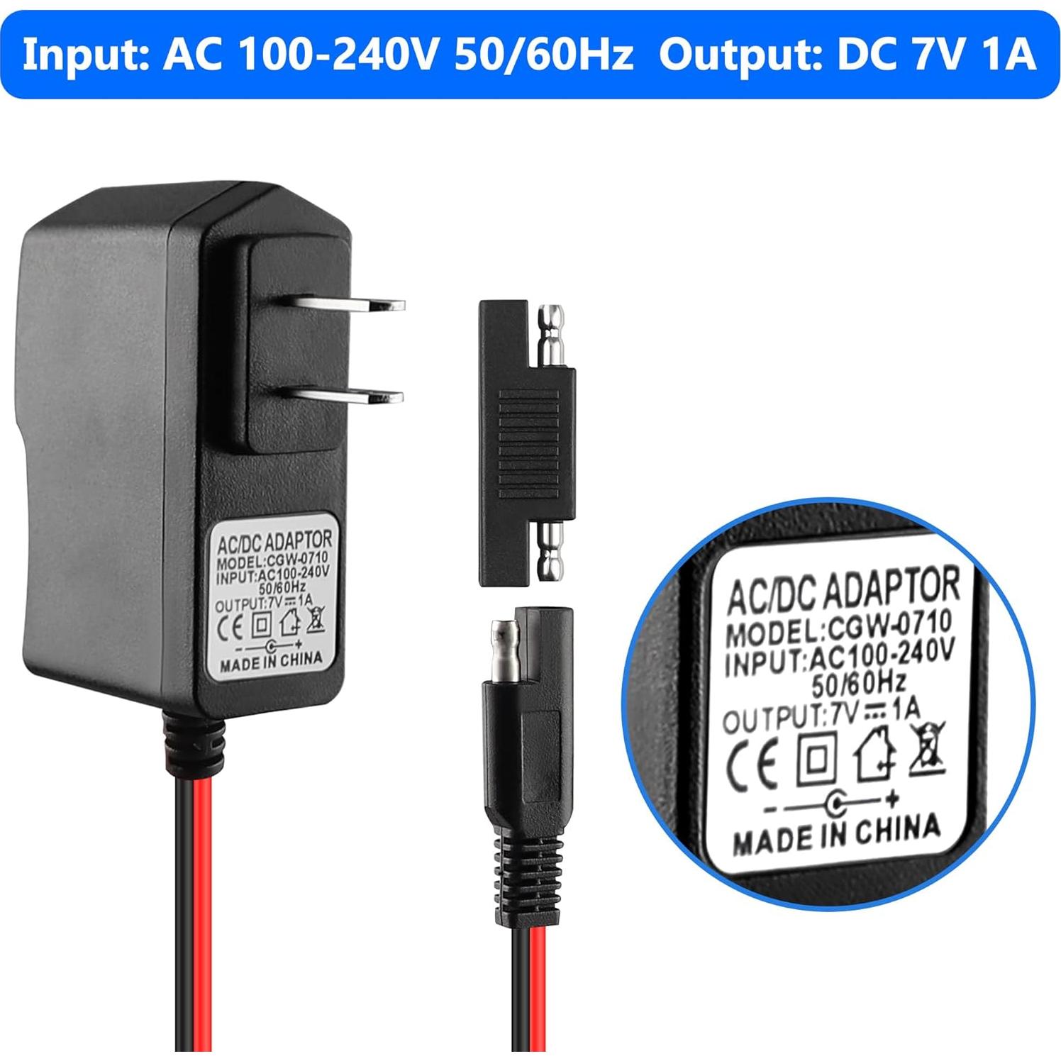 Cargador 6V BXIZXD para Cuatrimoto Disney y ATV