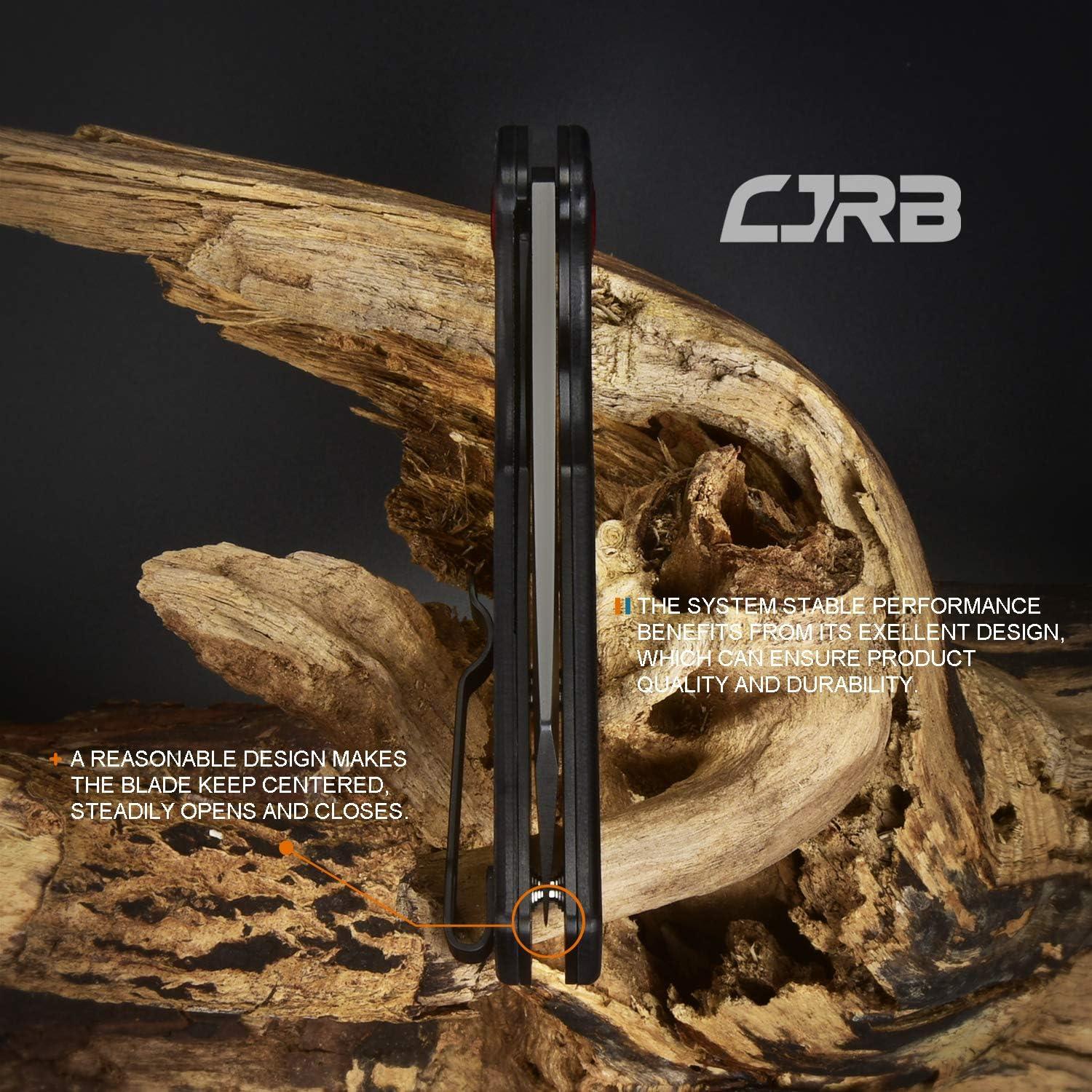 Cuchillo Plegable CJRB Crag 8.71 cm Acero AR-RPM9 Mango Carbono