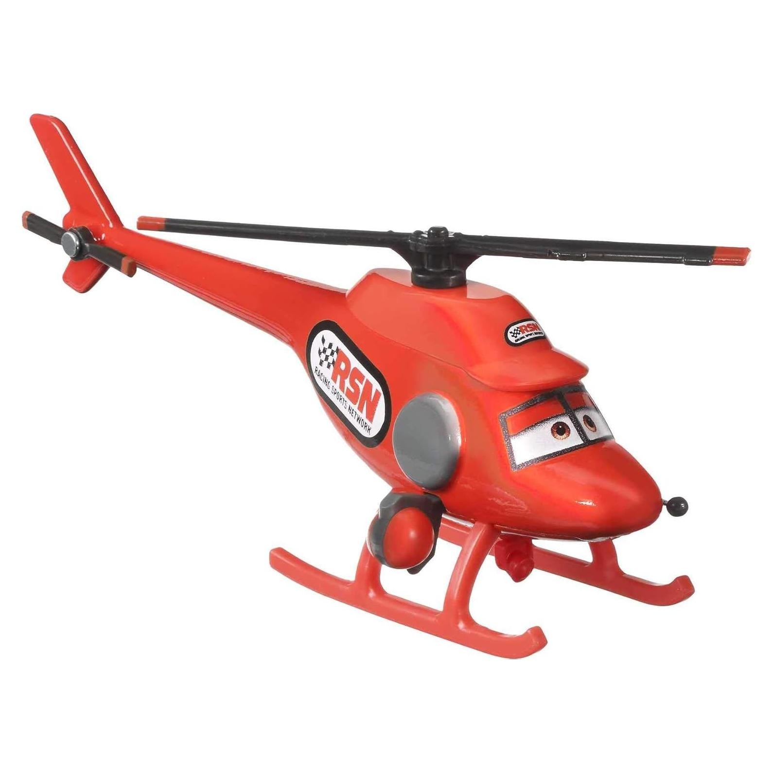 Disney Cars Kathy Copter, Miniature, Collectible Racecar Automobile Toys Based on Cars Movies, for Kids Age 3 and Older, Multicolor